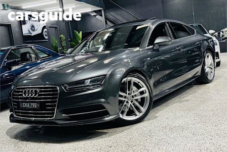 Grey 2015 Audi A7 Hatchback Sportback 3.0 TDI Quattro