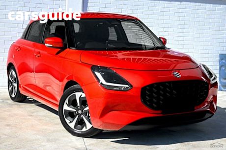 Red 2024 Suzuki Swift Hatchback Hybrid Plus