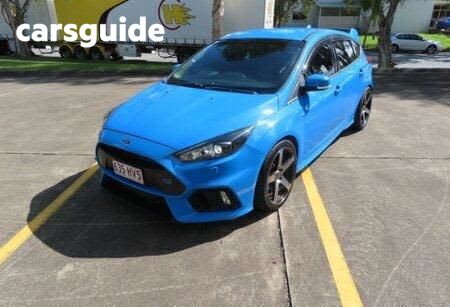 Blue 2017 Ford Focus Hatchback RS