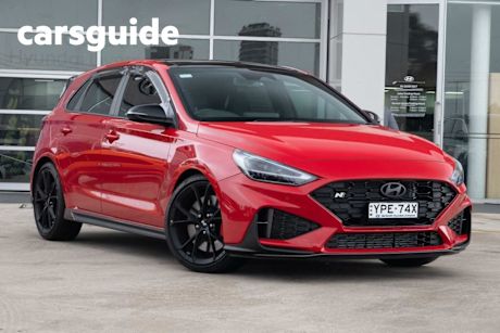 Red 2025 Hyundai I30 Hatchback N Premium With Sunroof