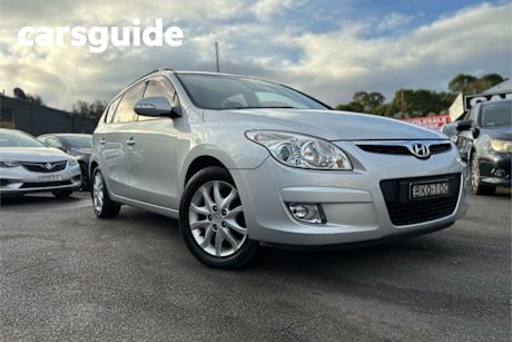 Silver 2009 Hyundai I30 Wagon CW Sportswagon 2.0