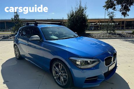 Blue 2012 BMW M135I Hatchback