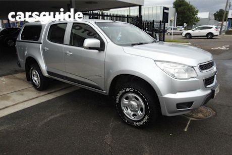Silver 2014 Holden Colorado Crew Cab Pickup LX (4X4)