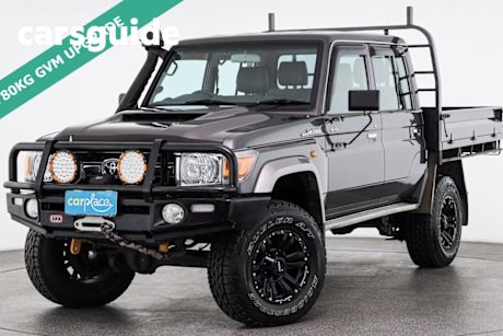 Grey 2019 Toyota Landcruiser Double Cab Chassis GXL (4X4)