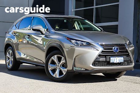 Silver 2017 Lexus NX300H Wagon Sports Luxury Hybrid (awd)