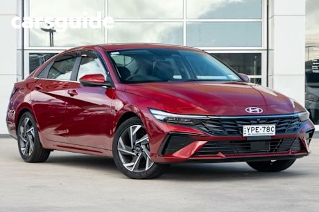 Red 2025 Hyundai I30 Sedan Premium