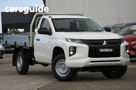 White 2022 Mitsubishi Triton Cab Chassis GLX (4X2)