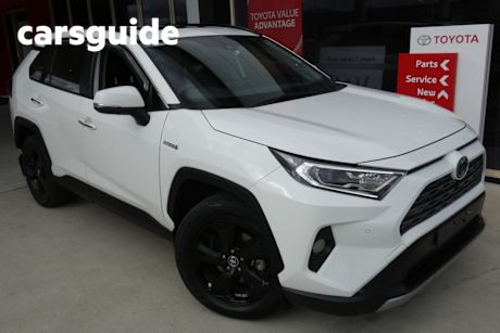 White 2021 Toyota RAV4 Wagon Cruiser (awd) Hybrid