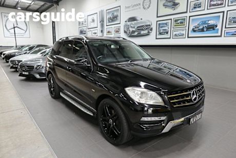 Black 2012 Mercedes-Benz ML250 Wagon CDI Bluetec (4X4)