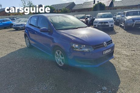 Blue 2010 Volkswagen Polo Hatchback 77 TSI Comfortline