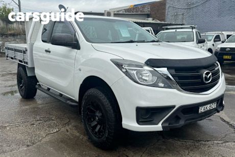 White 2019 Mazda BT-50 Freestyle Cab Chassis XT (4X2) (5YR)