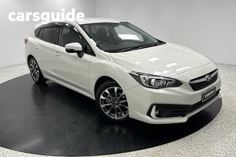 White 2021 Subaru Impreza Hatchback 2.0I-L (awd)