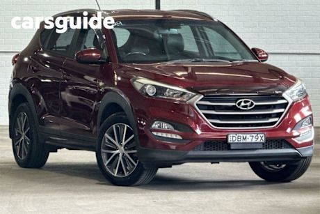 Red 2015 Hyundai Tucson Wagon Active X (fwd)