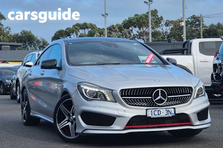 Silver 2014 Mercedes-Benz CLA250 Coupe Sport 4Matic