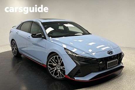 Blue 2021 Hyundai I30 Sedan N Premium With Sunroof