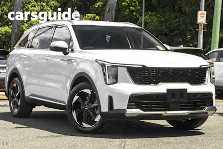 White 2025 Kia Sorento Wagon Sport+ 7 Seat
