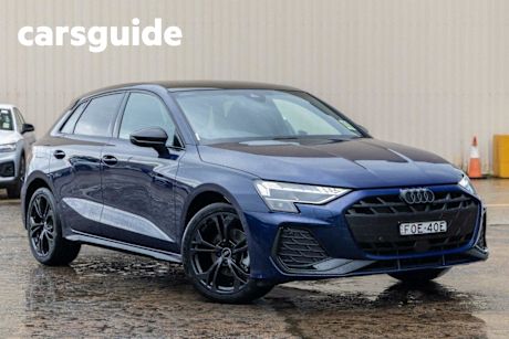 Blue 2025 Audi A3 Sportback 35 Tfsi S Line (mhev)