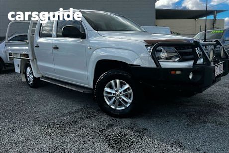 White 2018 Volkswagen Amarok Dual Cab Utility TDI420 Core Edition (4X4)
