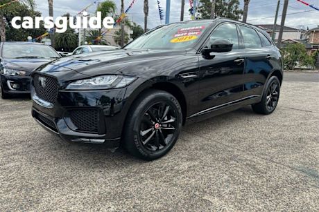 Black 2019 Jaguar F-Pace Wagon 20D Chequered Flag AWD (132KW)