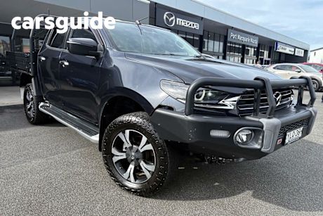 Blue 2022 Mazda BT-50 Dual Cab Chassis XTR (4X4)