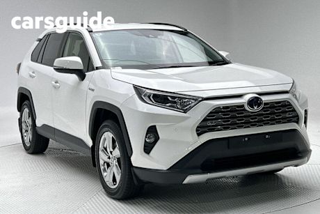 White 2021 Toyota RAV4 Wagon GXL (2WD) Hybrid
