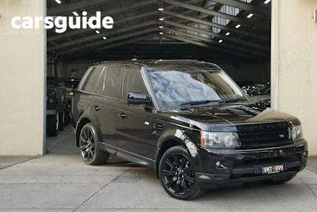 Black 2010 Land Rover Range Rover Sport Wagon 3.6 TDV8 Luxury