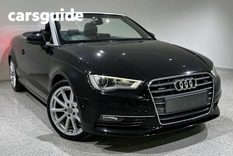 Black 2014 Audi A3 Cabriolet 1.8 Tfsi Ambition Quattro