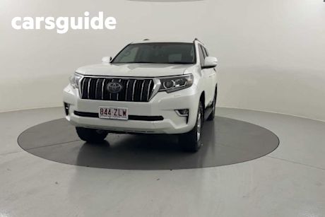 White 2019 Toyota Landcruiser Prado Wagon GXL (4X4)