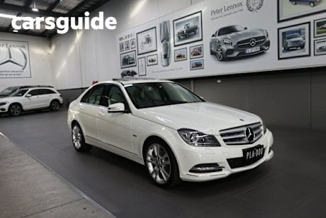 White 2011 Mercedes-Benz C250 Sedan Avantgarde BE