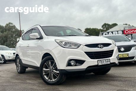 White 2014 Hyundai IX35 Wagon SE (fwd)