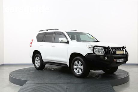 White 2015 Toyota Landcruiser Prado Wagon GXL (4X4)