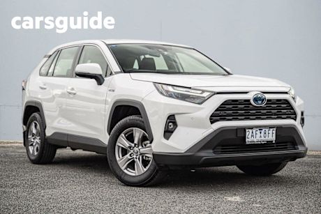 White 2024 Toyota RAV4 Wagon GX (2WD) Hybrid