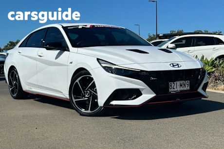 White 2020 Hyundai I30 Sedan N Line Premium