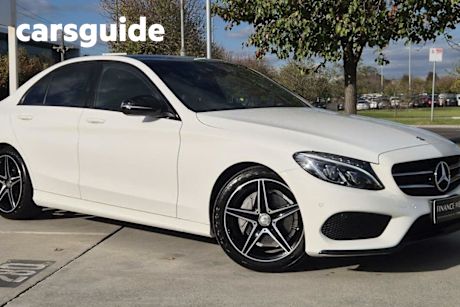 White 2016 Mercedes-Benz C200 Sedan