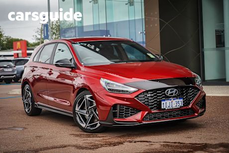 Red 2024 Hyundai I30 Hatchback N Line Mhev