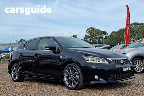 Blue 2012 Lexus CT200H Hatchback F Sport