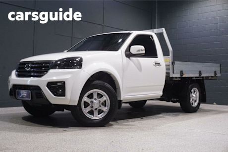 White 2021 GWM Steed Cab Chassis (4X4)