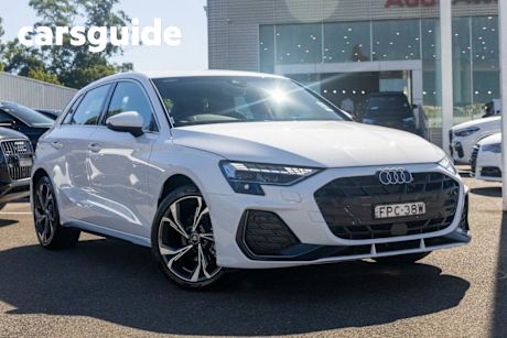 White 2025 Audi A3 Sportback 35 Tfsi S Line (mhev)