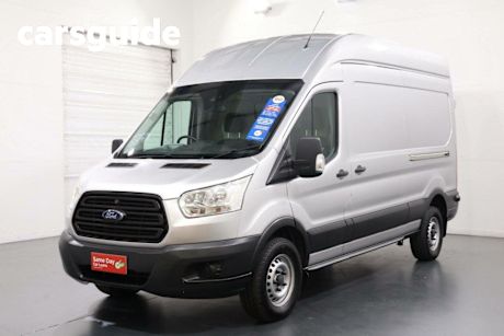 Silver 2015 Ford Transit Van 350L LWB Mid Roof