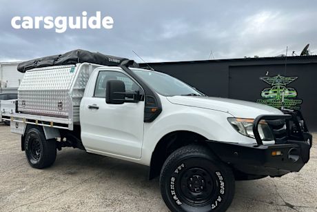 White 2012 Ford Ranger Cab Chassis XL 3.2 (4X4)