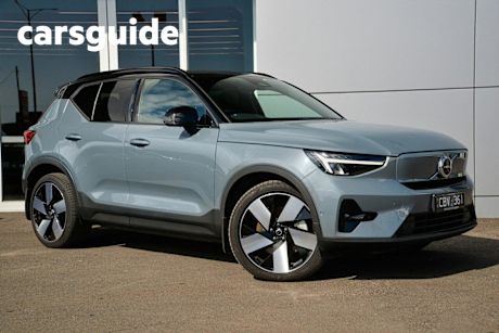 Grey 2022 Volvo XC40 Wagon Recharge Pure Electric