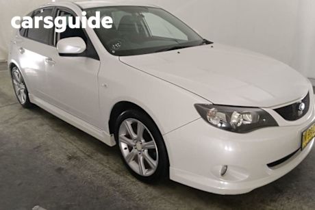 White 2007 Subaru Impreza Hatchback RX (awd)