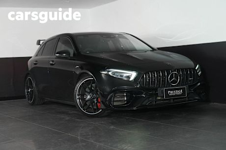 Black 2020 Mercedes-Benz A45 Hatchback S 4Matic