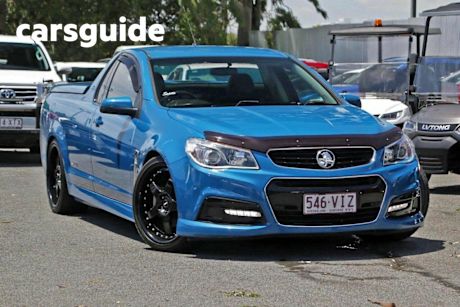 Blue 2014 Holden UTE Utility SS
