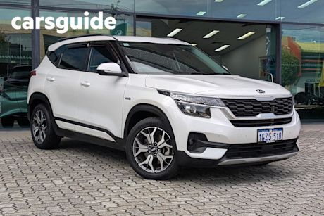 White 2019 Kia Seltos Wagon Sport+ (awd)