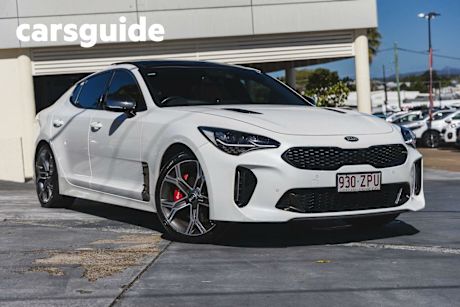 White 2020 Kia Stinger Sedan GT (black Leather)