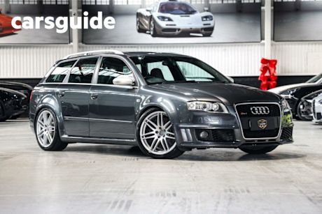Grey 2007 Audi RS4 Wagon Avant Quattro