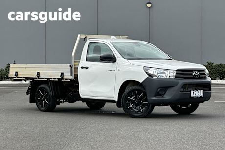 White 2022 Toyota Hilux Cab Chassis Workmate (4X2)