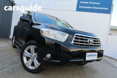 Black 2009 Toyota Kluger Wagon Grande (4X4)