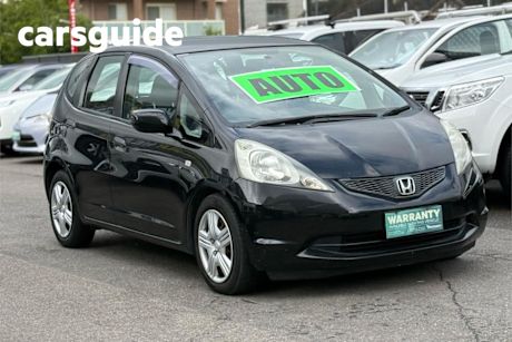 Black 2009 Honda Jazz Hatchback VTI